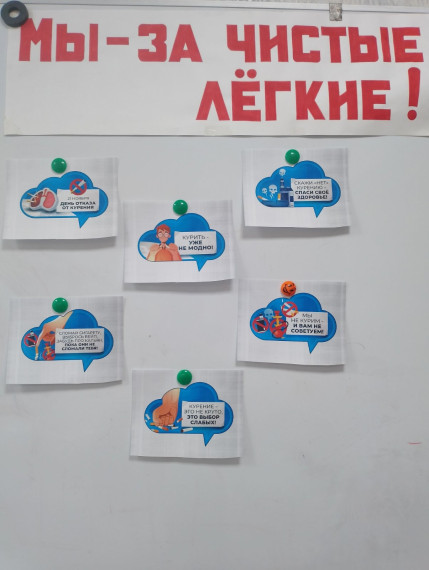 "Мы за чистые легкие".